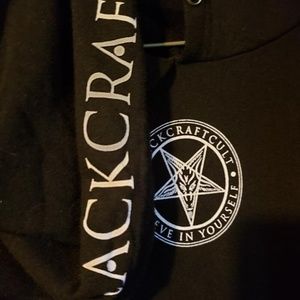 Black craft cult hoodie dress